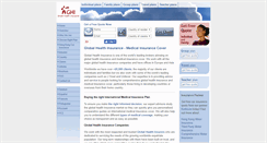 Desktop Screenshot of global-health-insurance.com