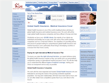 Tablet Screenshot of global-health-insurance.com